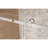 Single Sliding Shower Door Of American Design For Bathroom Usage, 56 - 60 "W X 60" H, 6Mm Clear Tempered Glass, Film Coating, Stainless Steel Square Tube Track And Ergonomic Handle In Brushed Nickel,
