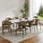 Modern Dining Table Chairs, Faux Leather,Not Assembled Need-1341675936-1335905619