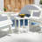 Anselma Square Outdoor Side Table ,-1750389992