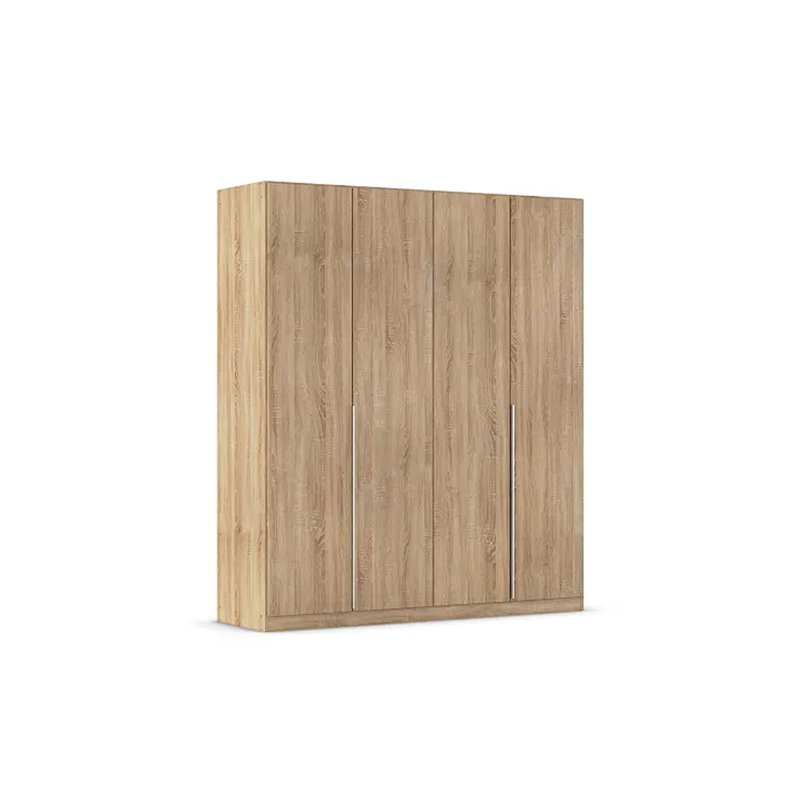 Alabama 2 Door Wardrobe, Sonoma Oak, 210 cm H x 181 cm W x 54 cm D, Basic