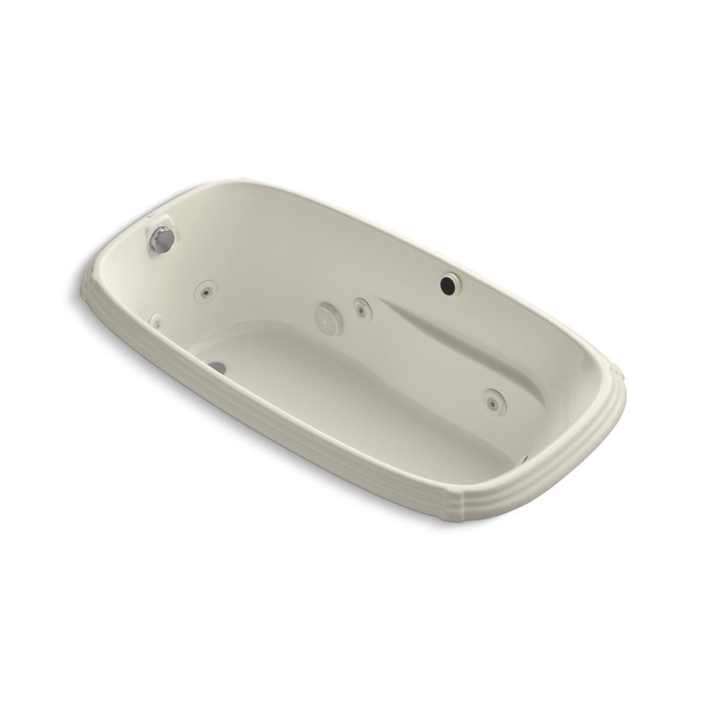 Portrait 60" x 32" Air Bathtub, Amande
