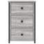 Caulkins 40cm W Iron Bedside Table-181568825-146869744