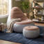 Chaise d'appoint gonflable avec repose-pieds gonflable confortable-1485295412
