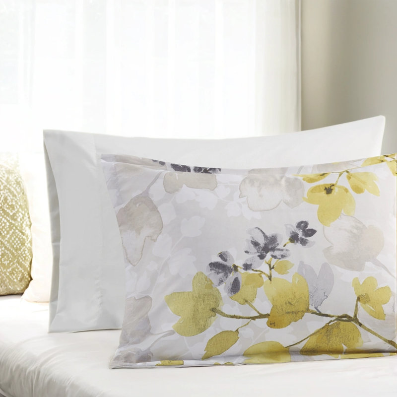 Yellow Comforter & Sheet Set, 10-Piece Bedding, Full / Double Bedspread + Pillowcases