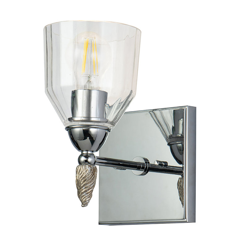Stiefel Steel Armed Sconce, Chrome