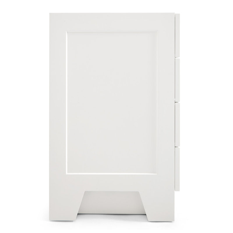 54" Single Bathroom Vanity Base Only, White