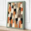 Geometric Cat Pattern Modern - Wrapped Canvas-806608401-806608402