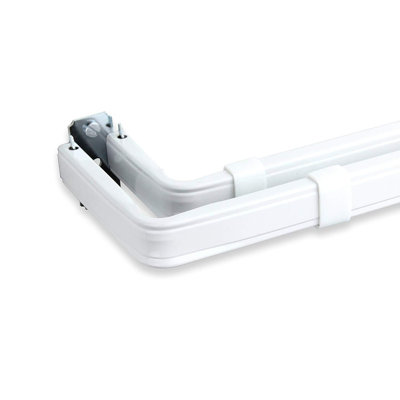 Lockseam Double Curtain Rod 84-120 inch