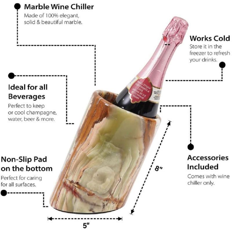 Refroidisseur à vin marbré