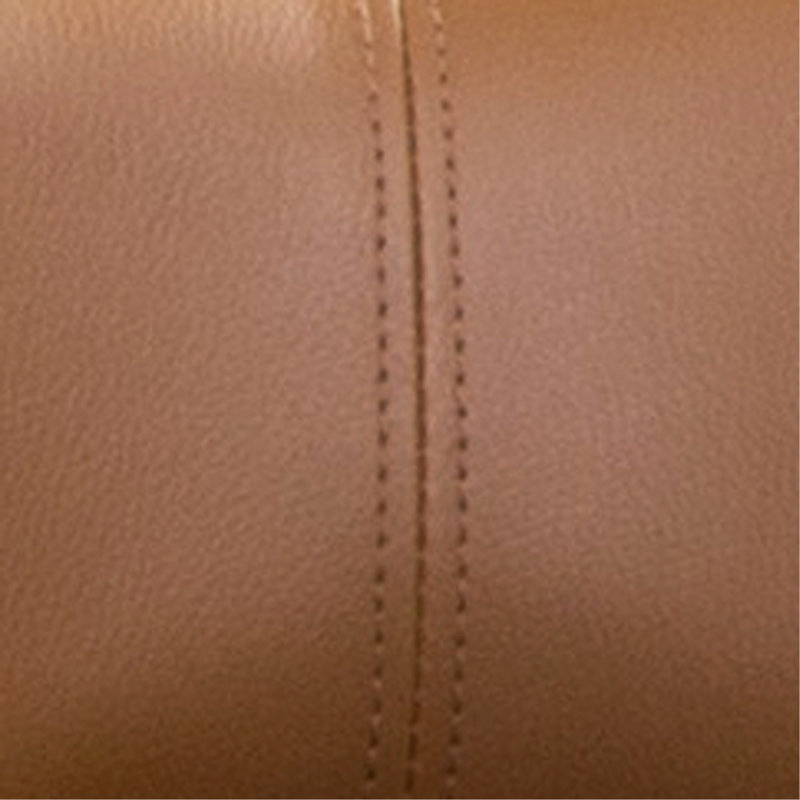 Ensemble de 2 tabourets pivotants réglables Masaccio avec base chromée Airlift, Chameau