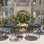 Lidio avec 2 chaises en rotin et table ronde en verre-1376024978