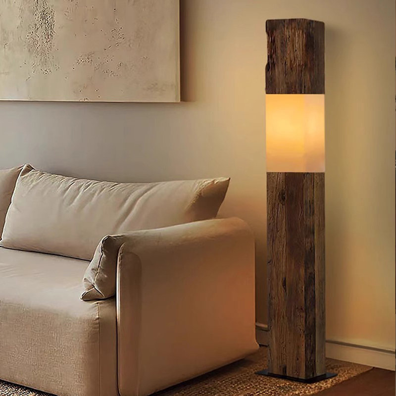 Solid Wood High-End Luxury Atmosphere Bedroom Pendant Lamp, 47.24"