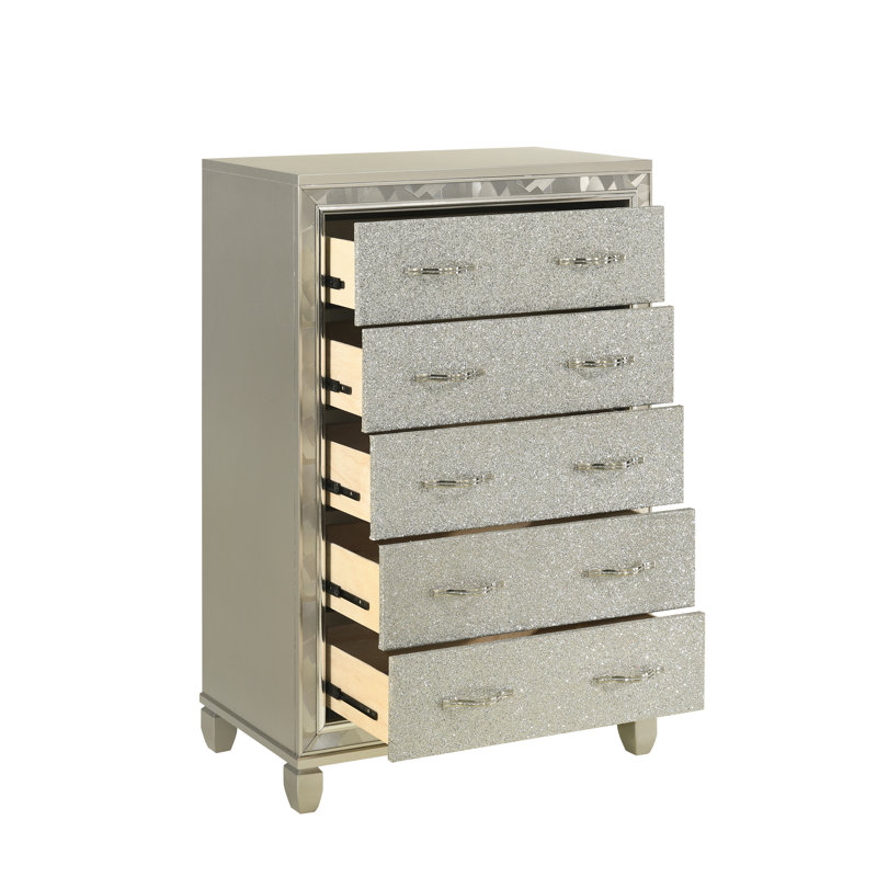 Joi 5 - Drawer Chest, Silver