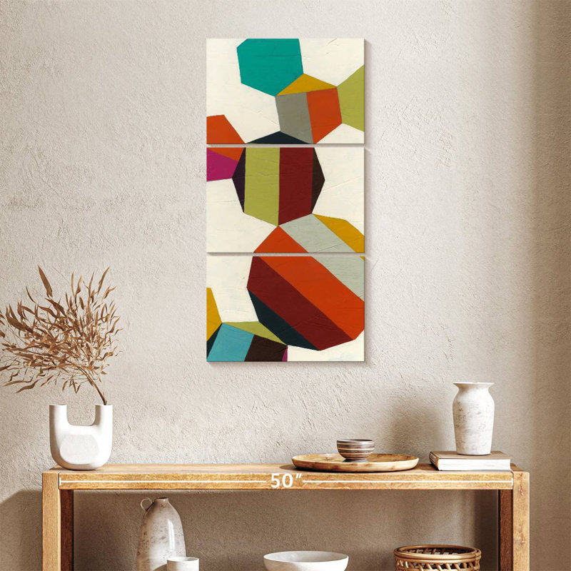 Poly-Rhythmic III, 38" H x 18" W