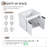 Khaley 24.27 " W Wall Mounted 1 Single Vanity Bathroom Vanity With Ceramic Top