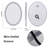 Francesa Oval Wall Mirror-87571849