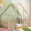 Structure de lit simple en bois avec clôture et garde-corps-1283505528-1283505535