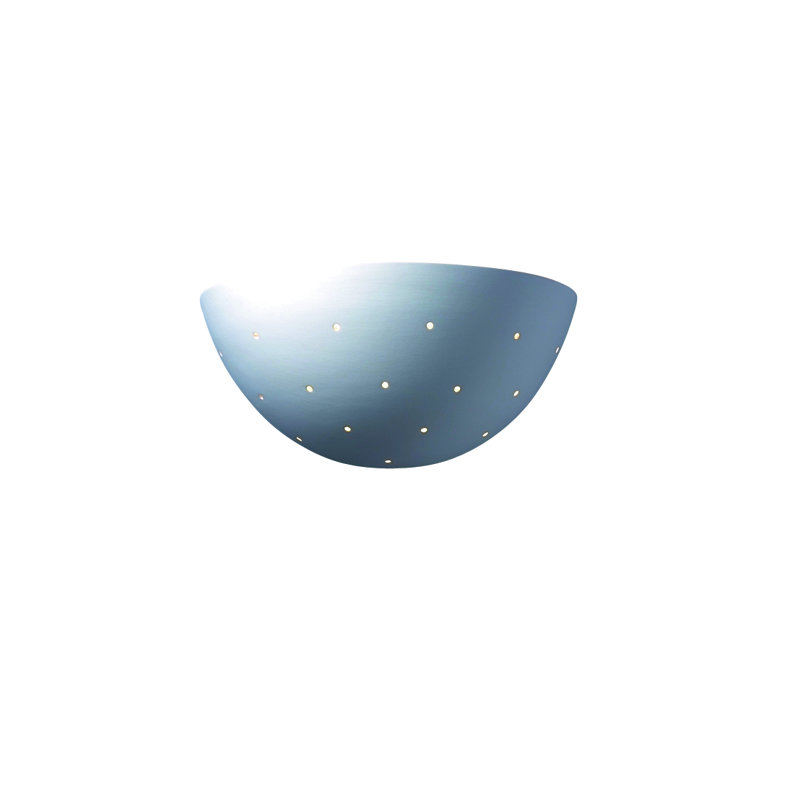 Demi lune à del 1 lumière Hixson, Bisque