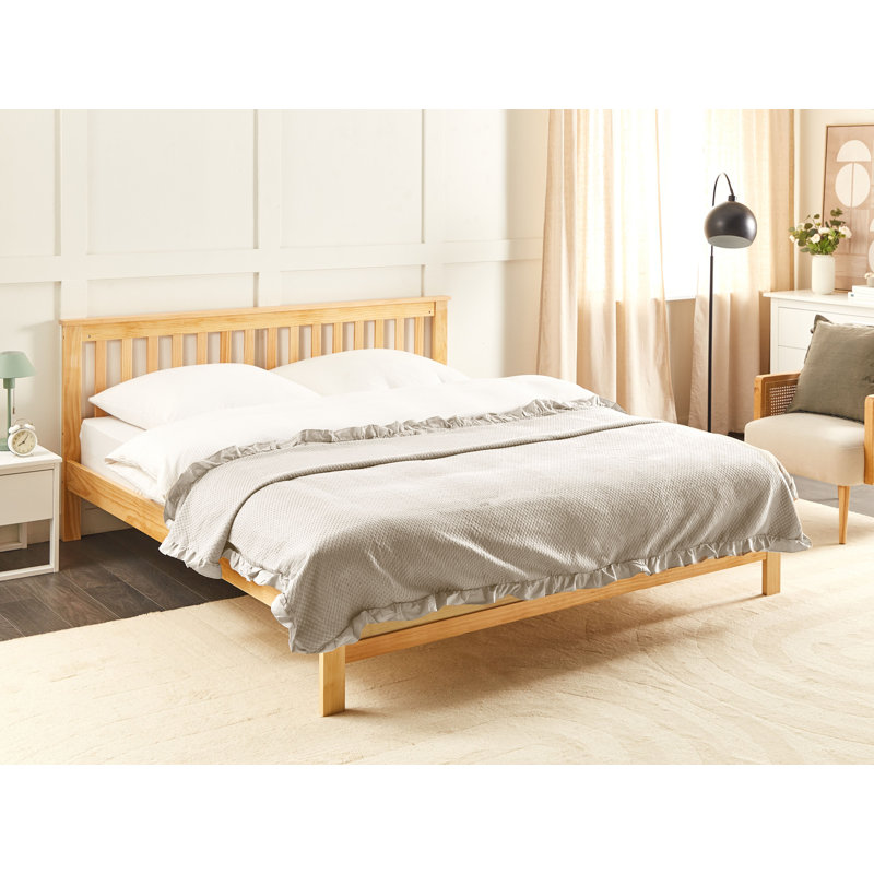HATTON Cotton Solid Colour Bedspread, 220 x 240 cm Bedspread, Taupe