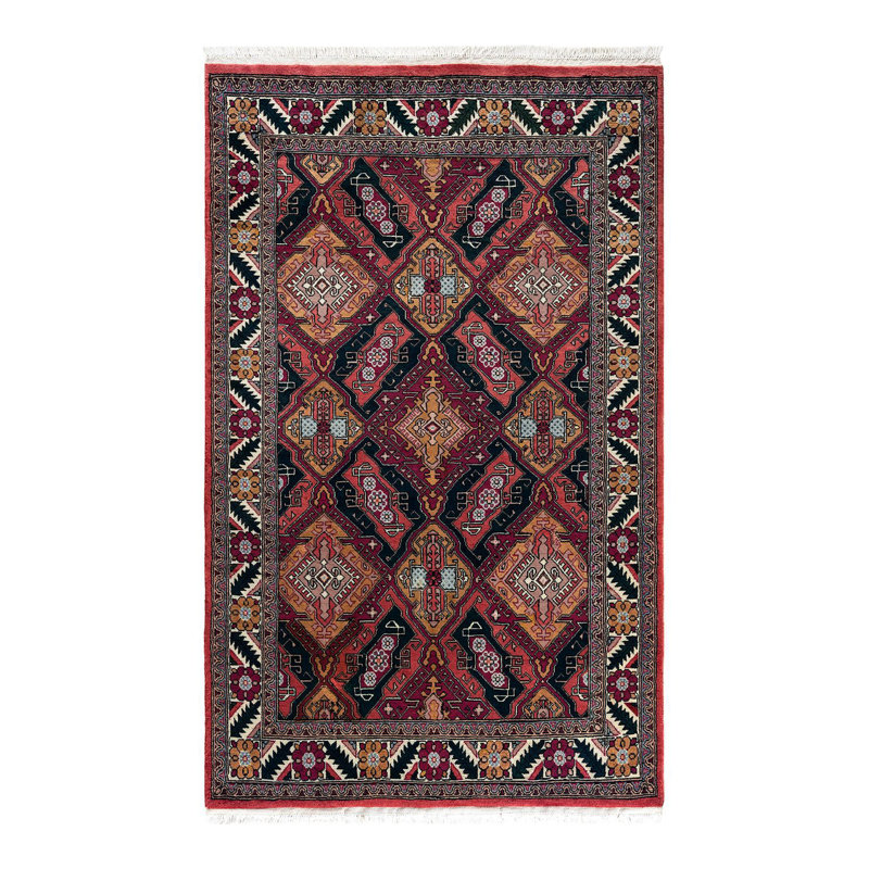 Tapis unique en laine 4 pi x 6 pi 6 po Traveller