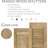 Americraft (2 Batten) Spaced Board-n-Batten Shutters (Per Pair)-78706371-78706441-78706399