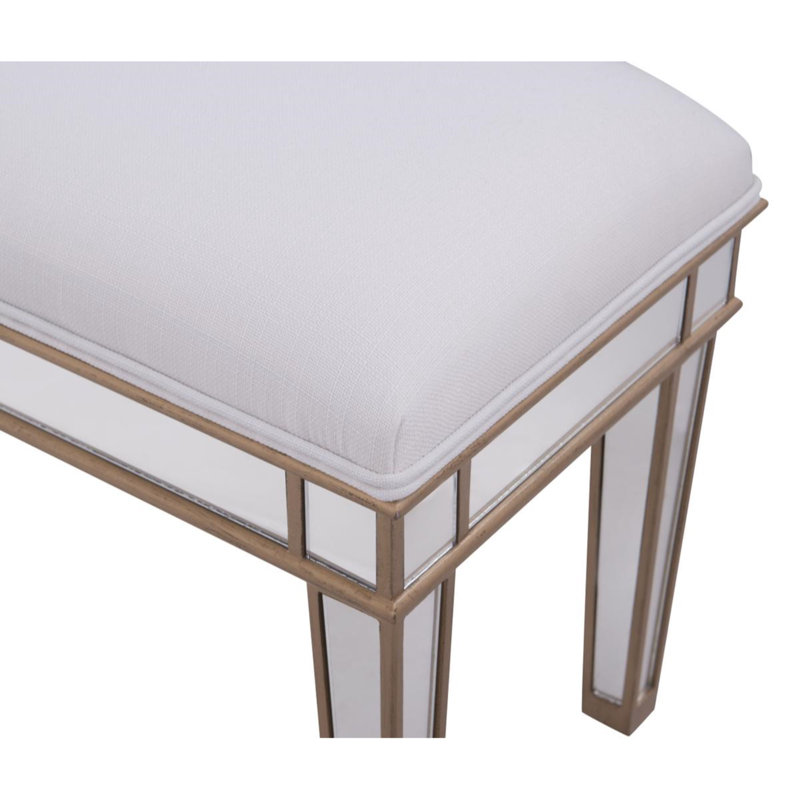 Tabouret de coiffeuse Bardwell, Doré