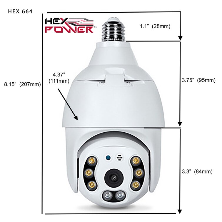 Hex HEX6645 Indoor/Outdoor HD Security Camera System