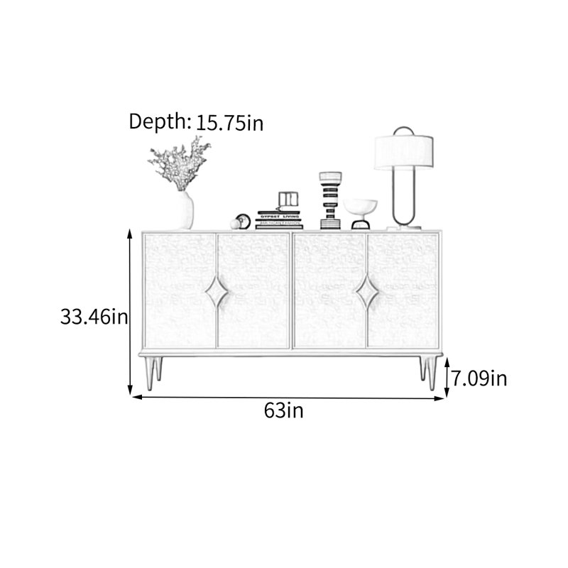 63'' Sideboard