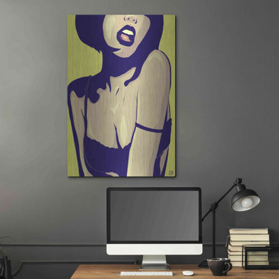 Luxe Metal Art 'Pop I' By Giuseppe Cristiano, Meta " Pop I " by Giuseppe Cristiano