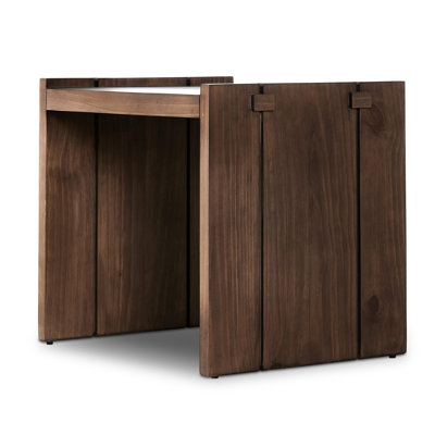 Table de bout Koezeno - Pin fauve