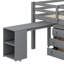 Lit mezzanine double bas avec cabinet-2130900319