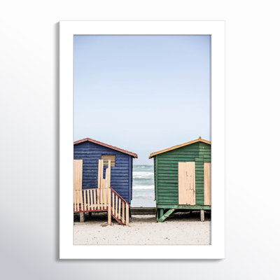 Popplewell "Blue and Green Huts" Print