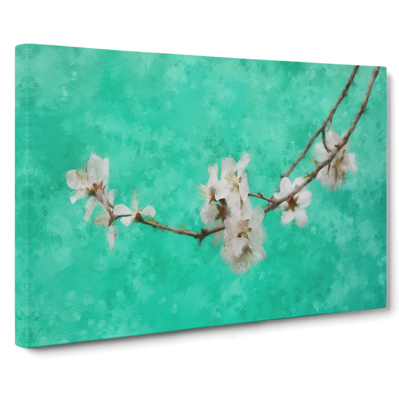 White Cherry Blossom Vol.2 - Wrapped Canvas, 40cm H x 60cm W x 3cm D