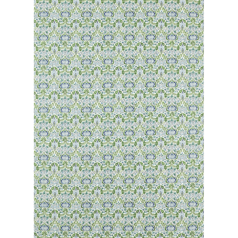 The Little Book of Morris Chintz Fabric, Nettle/Woad