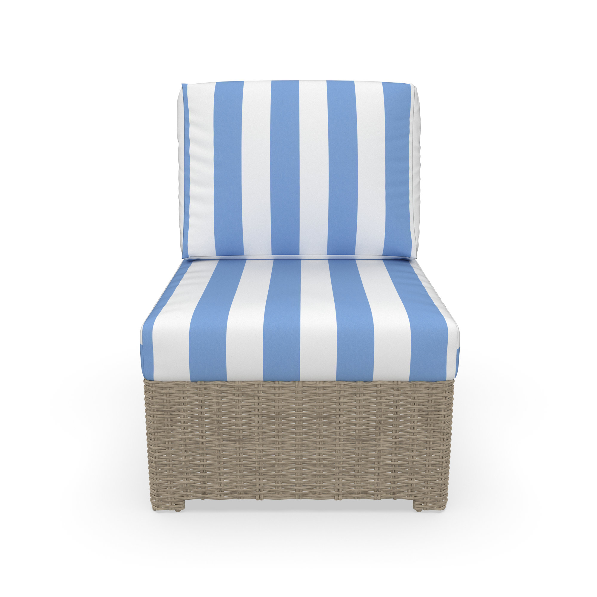 Henri Armless Middle Chair, Refuge Ocean