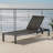 Gray Adjustable Chaise - Supportive & Comfortable Outdoor Chair Mesh Seat Durability