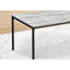 Ensemble de 3 tables en stratifié gris et métal noir
