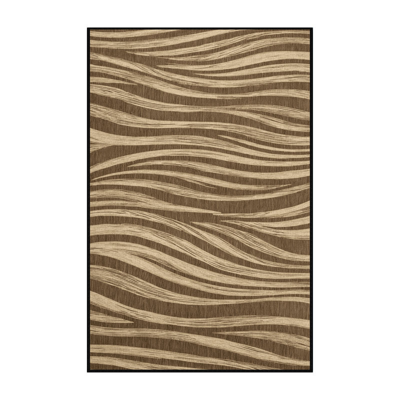 Washable Sand Patterns Hawaiian Area Rug, Runner 2' x 4'