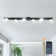 6 - Light 47.24" LED Dimmable Flush Mount