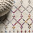 Kateshia Moroccan HYPE Boho Vintage Diamond Ivory/Multi Rug-226727326