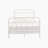 White Full Bed with Spindle Headboard-1297293860