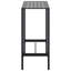 Rectangular Metal Outdoor Bar Table , 100cm cm W 50cm cm D