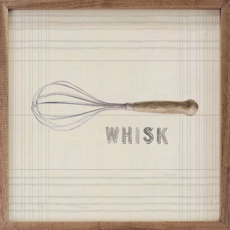Fouet Floursack Kitchen Sign IV par Danhui Nai, H 4 po x l 4 po