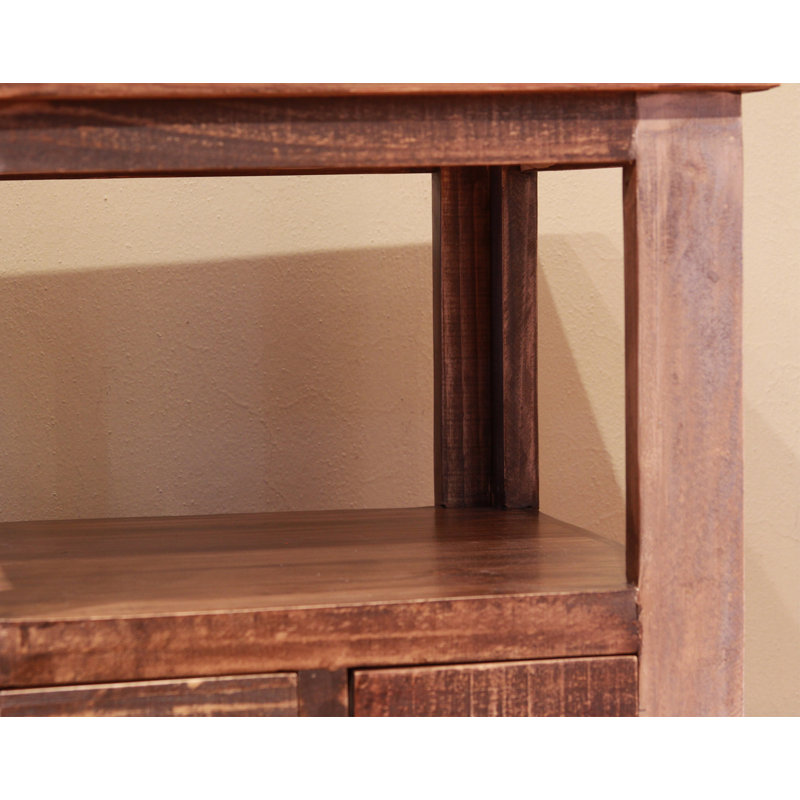 Table d'appoint antique avec 1 tiroir