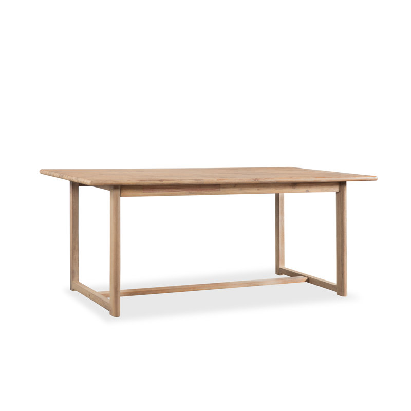 70.8" Solid Wood Outdoor Dining Table