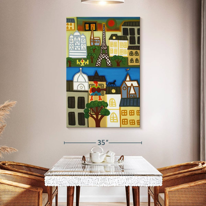 Spring In Paris, 51" H x 34" W