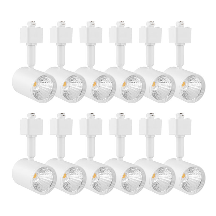 Dimmable LED Track Lighting Heads Compatible with Single Circuit H Type Rail Ceiling Spotlight for Accent Task Wall Art Exhibition