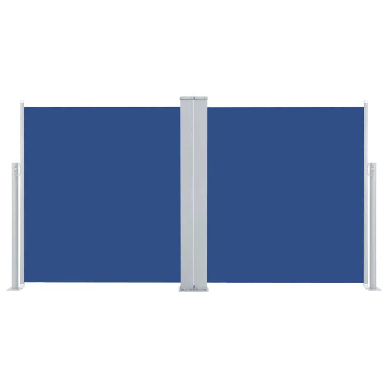 Dakota Fields 6cm W x 0cm D Fabric Cover Motorised Retractable Side Awning, Blue