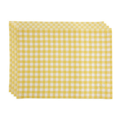 Gingham Checks - 100% Pure Linen Placemats