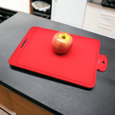Foldable Silicone Non-Slip Cutting Board Blue